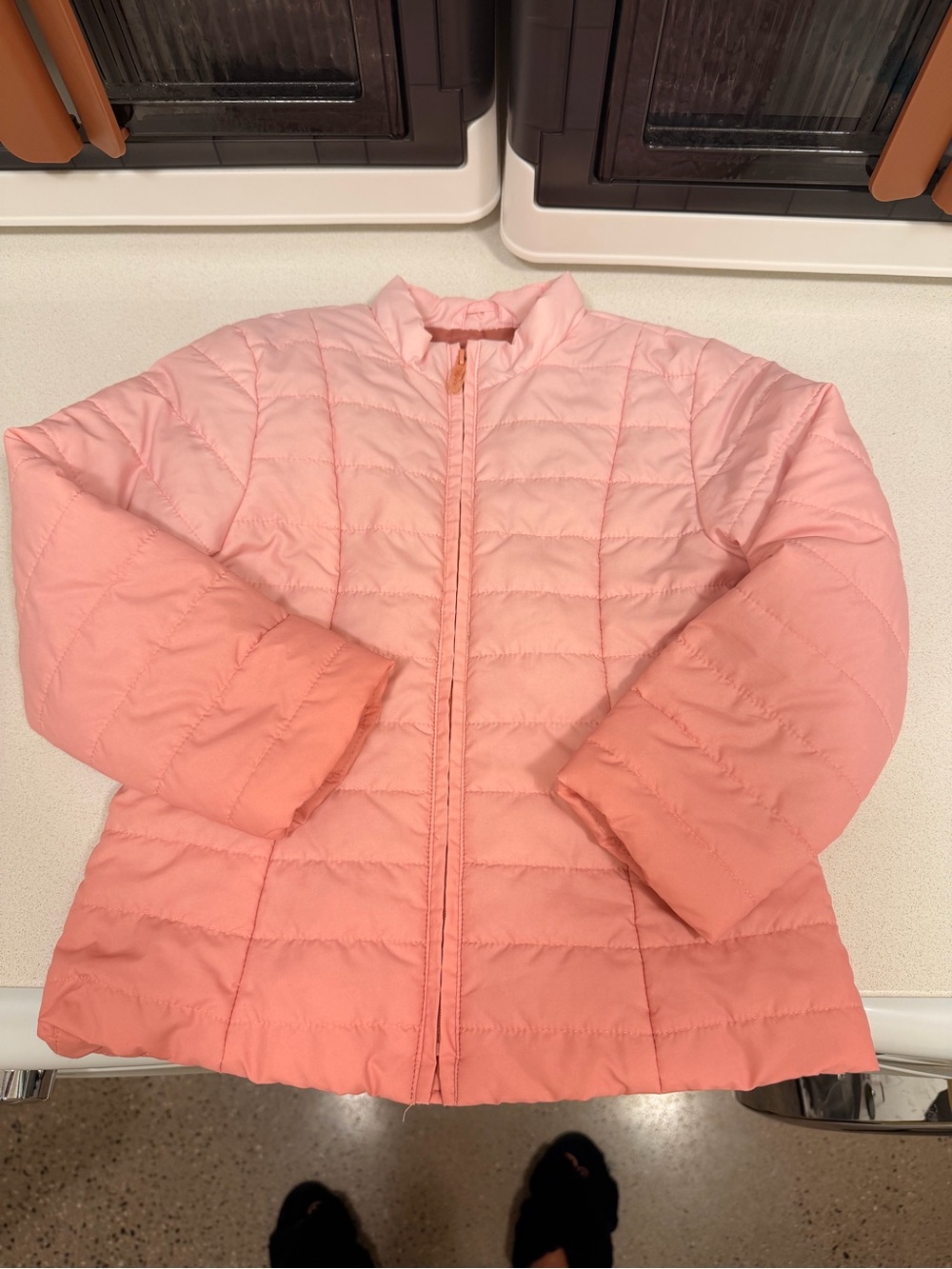 Mayoral Pink Quilted Lightweight Puffer Jacket
